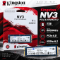 Kingston NV3 1TB PCIe 4.0 NVMe M.2 SSD 6000MB/s Internal Storage