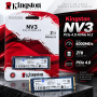 Kingston NV3 2TB PCIe 4.0 NVMe M.2 SSD 6000MB/s Internal Storage