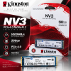 Kingston NV3 500GB PCIe 4.0 NVMe M.2 SSD 5000MB/s Internal Storage