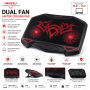 NUOXI Dual Fan Laptop Cooling Pad for 15.6"–17.3" Laptops