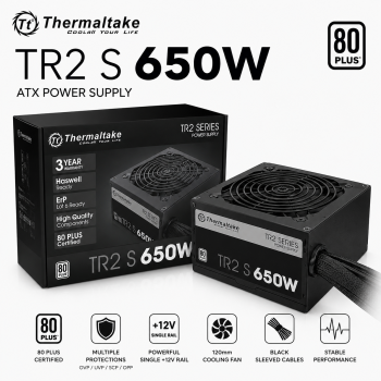 Thermaltake TR2 S 650W 80 Plus ATX Power Supply