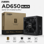 ZUOOS AD650 Black 650W ATX Power Supply