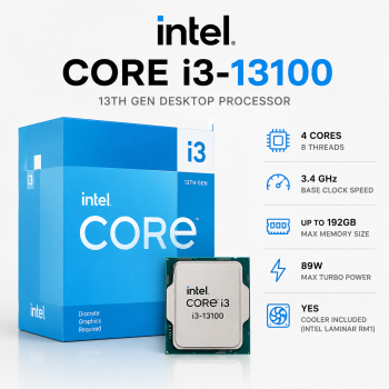 Intel Core i3-13100 Desktop Processor