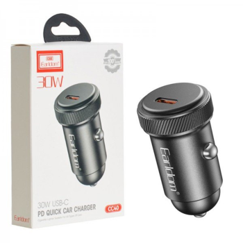 EARLDOM 30W USB-C PD QUICK CAR CHARGER ES-CC40