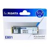 RiDATA E801 512GB PCIe Gen3x4 NVMe M.2 SSD Internal Storage