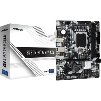 ASRock B760M-HDV/M.2 D4 DDR4 LGA1700 Micro-ATX Motherboard