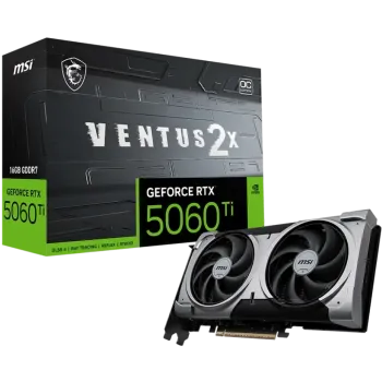 MSI Ventus 2X GeForce RTX 5060 Ti OC Edition 16GB GDDR7