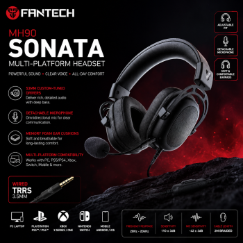 Fantech Sonata MH90 Multi-Platform Gaming Headset