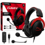 HyperX Cloud II 7.1 Virtual Surround Sound Wired Gaming Headset for PC, PS5 & PS4