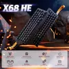 ATTACK SHARK X68 HE Rapid Trigger Keyboard Magnetic Switch