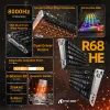 ATTACK SHARK R68 HE Carbon Fiber Rapid Trigger Keyboard Magnetic Switch