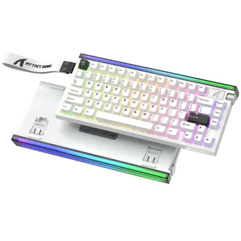 ATTACK SHARK R85 HE Rapid Trigger Keyboard Magnetic Switch with Custom Lightbox