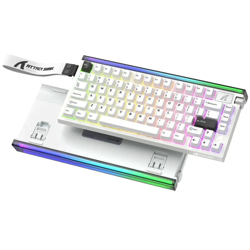 ATTACK SHARK R85 HE Rapid Trigger Keyboard Magnetic Switch with Custom Lightbox