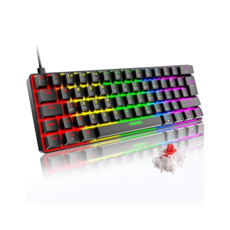 Ziyoulang T60 Mechanical Keyboard 62 Keys